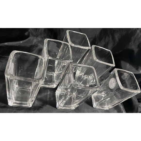 6 Fifth avenue Crystal Lugaso tasters Series Set Of Crystal Shot Glasses - Picture 10 of 16